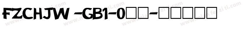 FZCHJW -GB1-0下载字体转换